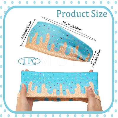 1Pc Polyester Headbands for Women Girls OHAR-CN0001-05A-1