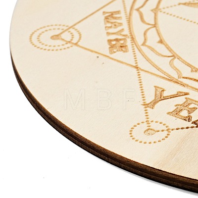 Custom Poplar Wood Pendulum Board DJEW-F017-01G-1