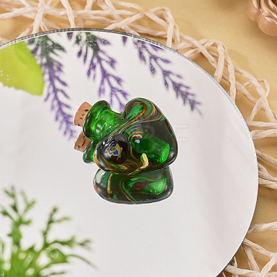 Handmade Lampwork Perfume Bottle Pendants LAMP-TADJ0001-06B-1