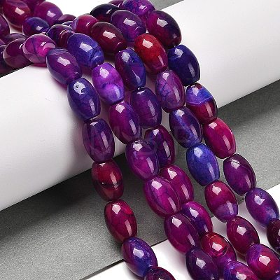 Natural Agate Beads Strands G-B079-E01-01H-1