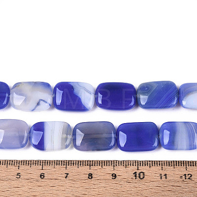 Natural Agate Beads Strands G-N356-03A-07-1