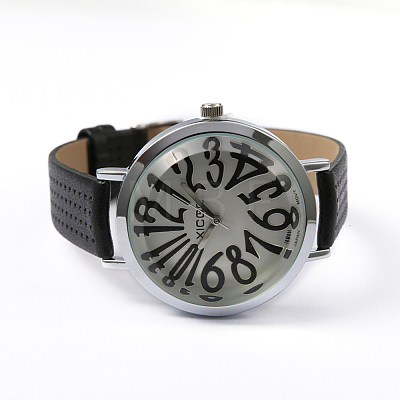 Imitation Leather Wristwatch Quartz Watches X-WACH-I014-F05-1
