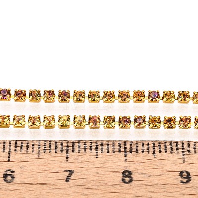 Iron Rhinestone Cup Chains CH-T006-05B-12-1