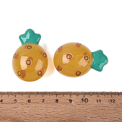 Imitation Jelly Effect Acrylic Beads OACR-N126-09A-1