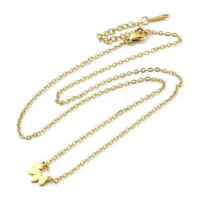 304 Stainless Steel Pendant Necklaces LS-NJEW-D063-02G-1