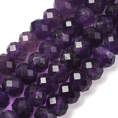 Natural Amethyst Beads Strands GG-CBA59DD-A01-5x8mm-1