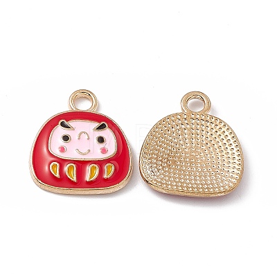 Alloy Enamel Pendants ENAM-H039-04G-C-1