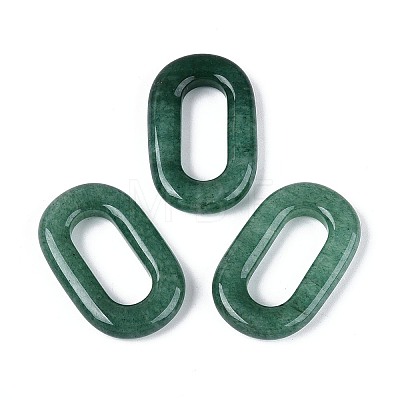 Natural Green Aventurine Pendants G-Q601-12E-1