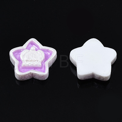 Opaque Resin Cabochons CRES-S302-72C-1