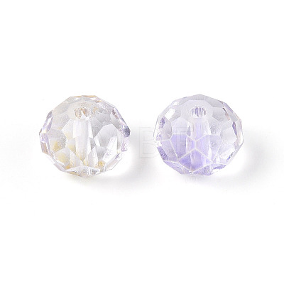 Baking Paint Transparent Glass Beads GLAA-N011-10mm-06-1