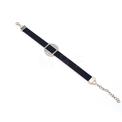 PU Leather Cord Bracelet Making AJEW-TAC0034-02B-1