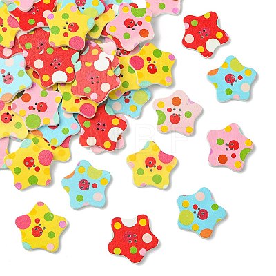 4-Hole Wood Buttons WOOD-CJC0816-002B-1