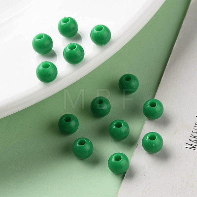 Opaque Acrylic Beads MACR-S370-C6mm-24-1