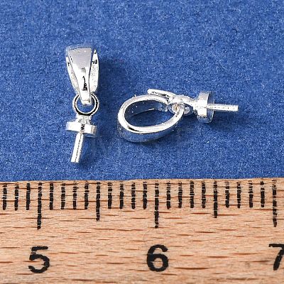 Brass Pendant Bails KK-C157-58S-1