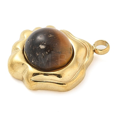 Natural Tiger Eye Pendants STAS-K291-03B-02-1