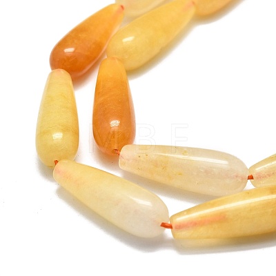 Natural Yellow Aventurine Beads Strands G-E576-48-1
