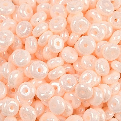 Opaque Colours Luster Glass Seed Beads SEED-P008-01C-14-1