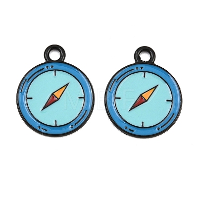 Baking Paint Alloy Enamel Pendants AL-CBA79B7-02EB-01-1