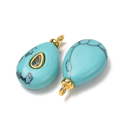 Dyed Synthetic Turquoise Pendants GG-CBAA798-01G-02-1