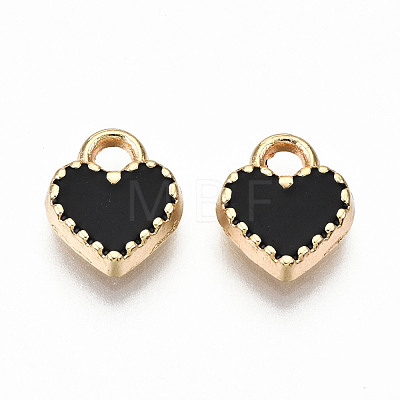 Alloy Enamel Charms X-ENAM-S126-015D-RS-1