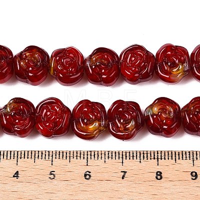 Handmade Lampwork Beads Strands LAMP-T021-26F-1