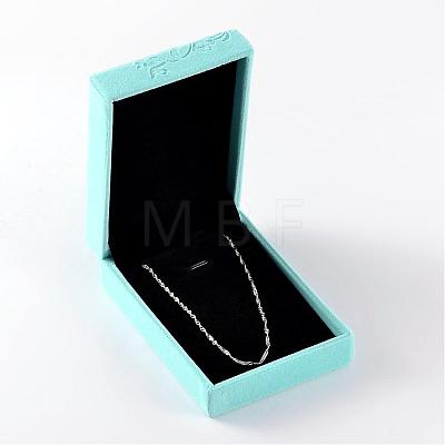 Rectangle Velvet Necklace Boxes VBOX-D003-03-1