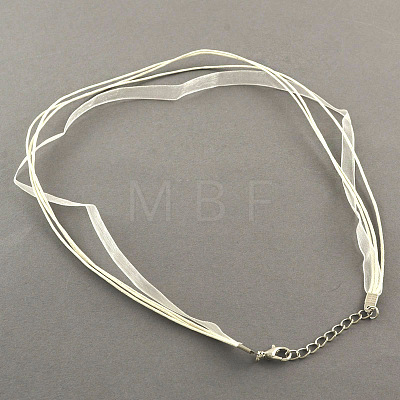 Multi-strand Necklace Cord for Jewelry Making NJEW-R218-21-1