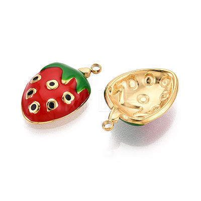 304 Stainless Steel Enamel Pendants STAS-T068-05A-1