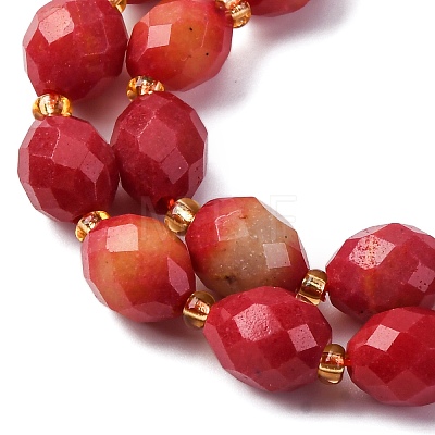 Natural White Jade Beads Strands G-D305-B01-01L-1