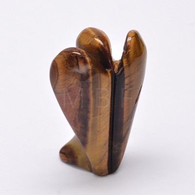 Angel Nautral Tiger Eye Home Display Decorations DJEW-L009A-09-1