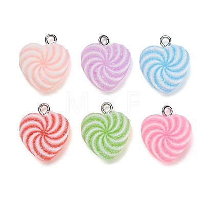 Opaque Resin Pendants CRES-B039-02-1