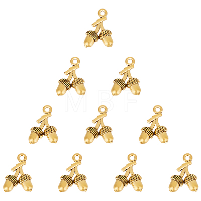 10Pcs Tibetan Style Alloy Pendants FIND-UN0003-14-1