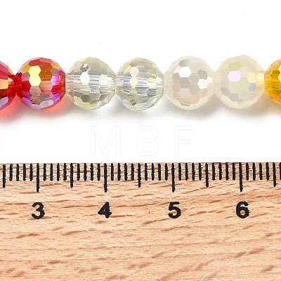 Electroplate Glass Beads Strands EGLA-D300-06-8mm-09-1