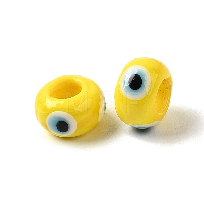 Handmade Evil Eye Lampwork Beads LAMP-A153-08-06-1