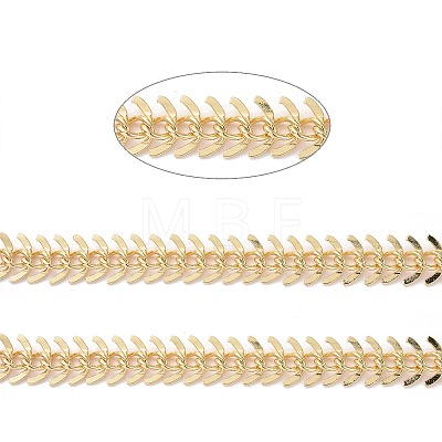 Brass Fishbone Chain CHC-E027-01G-01-1