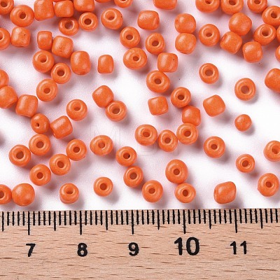 Baking Paint Glass Seed Beads SEED-S002-K4-1