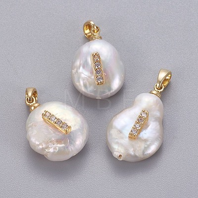 Natural Cultured Freshwater Pearl Pendants LS-KK-L187-A-01I-1