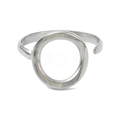 304 Stainless Steel Cuff Rings RJEW-M019-63P-1