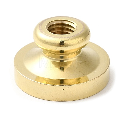 Golden Plated Wax Seal Brass Stamp Head LS-AJEW-C031-01E-1
