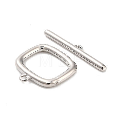 Brass Toggle Clasps KK-L229-011P-1