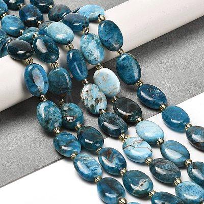 Natural Apatite Beads Strands G-H005-A03-02-1