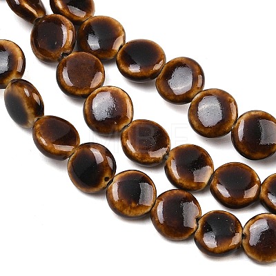 Vintage Style Glazed Porcelain Beads PORC-B002-12-04-1