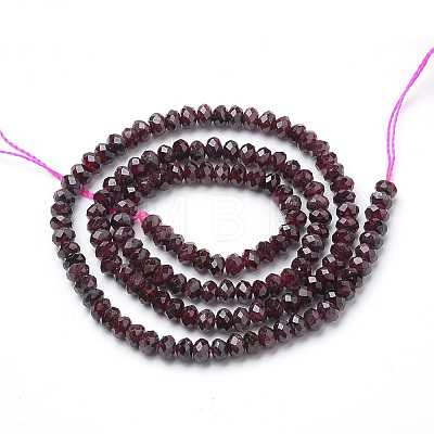 Natural Garnet Beads Strands X-G-R362-05-1