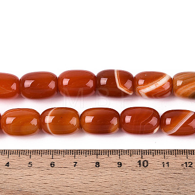 Natural Agate Beads Strands G-N356-02A-12-1