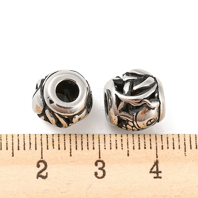316 Surgical Stainless Steel  Beads STAS-Q304-41AS-1