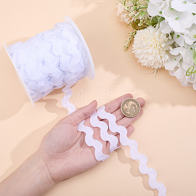 1 Roll Polyester Wave Bending Fringe Trim OCOR-ME0001-97C-1