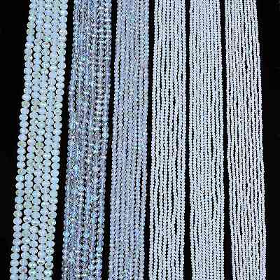 Electroplate Glass Beads Strands EGLA-A044-J8mm-L06-1