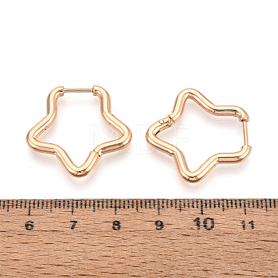 304 Stainless Steel Hoop Earrings STAS-T074-21G-1