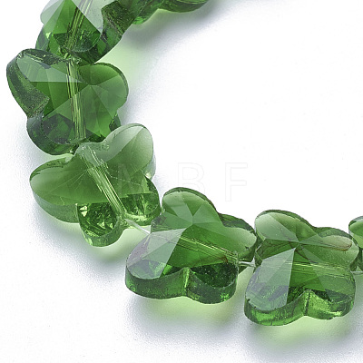 Transparent Glass Beads GLAA-Q066-14mm-B07-1