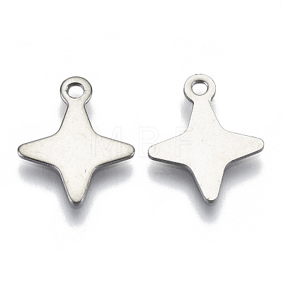 Non-Tarnish 201 Stainless Steel Pendants X-STAS-R116-044-1